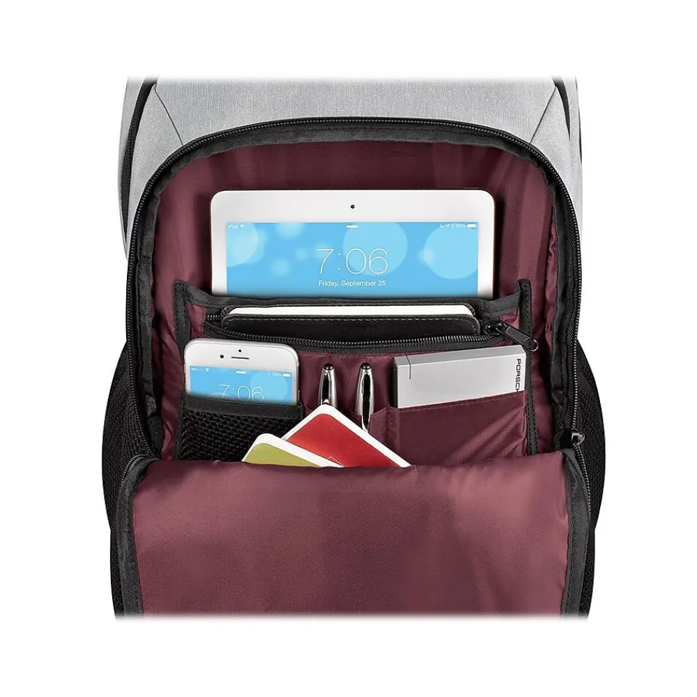 Region Laptop Backpack, Gray Nylon (VAR704-10)<Solo New York Discount