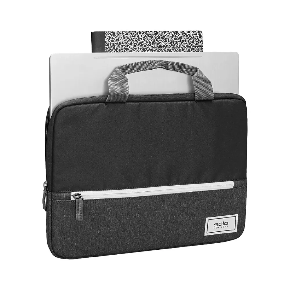 RE:View 13.3" Polyester Laptop Sleeve, Black (UBN184-4/10)<Solo New York Hot