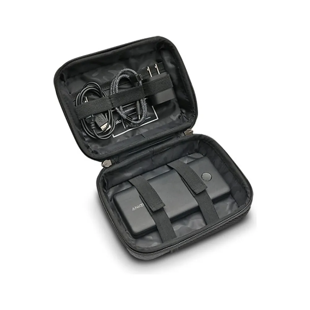 Stone Polyester Travel Technology Case, Gray (UBN294-4/10)<Solo New York Online