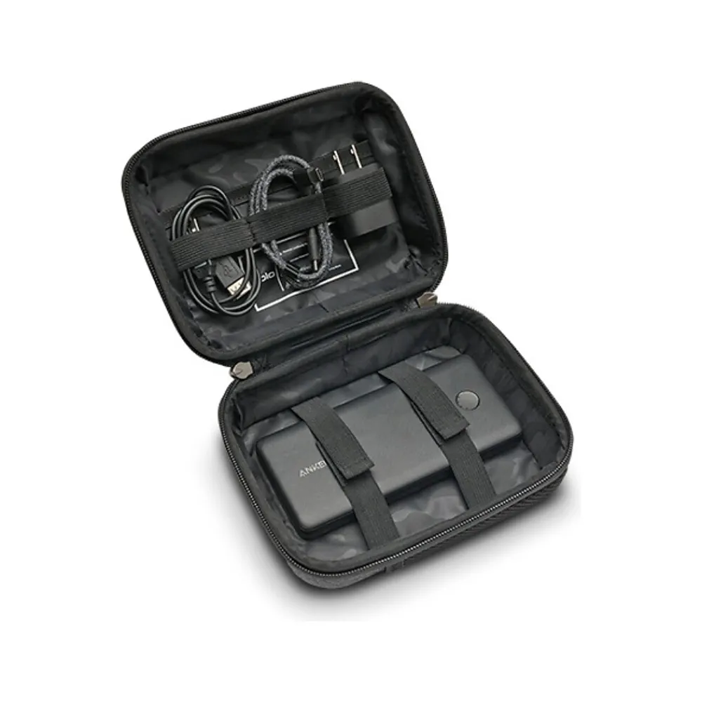 Stone Polyester Travel Technology Case, Grey (UBN294-4/10)<Solo New York Online