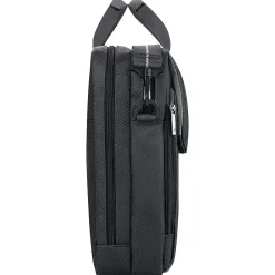Urban Chrysler Polyester Briefcase, Laptop Compatible, Black (LVL330-4)<Solo New York New