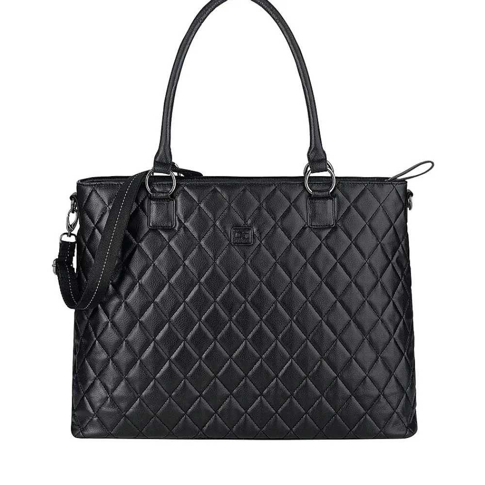 Urban Waldorf Vinyl Tote Bag, Black (CLA852-4)<Solo New York New