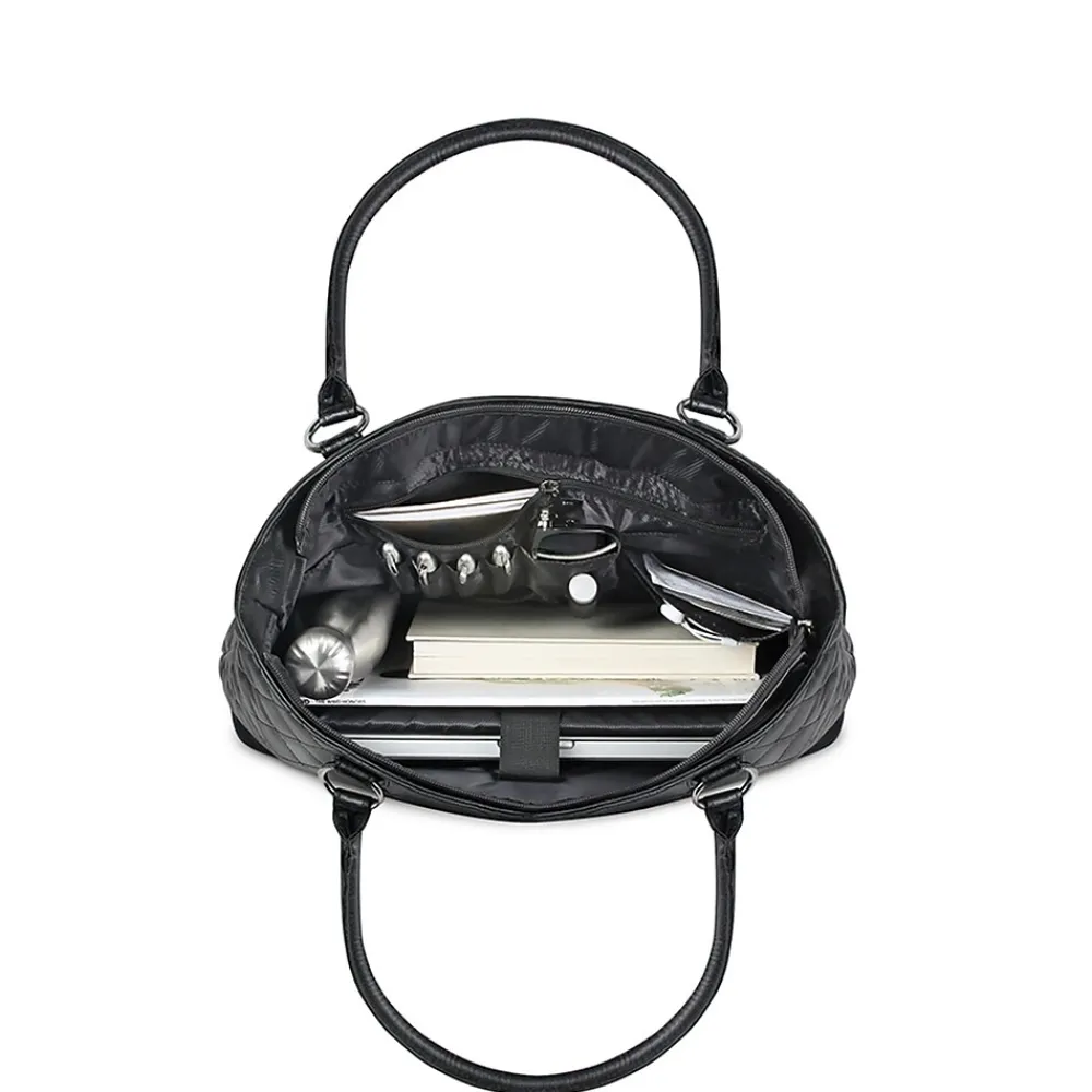 Urban Waldorf Vinyl Tote Bag, Black (CLA852-4)<Solo New York New