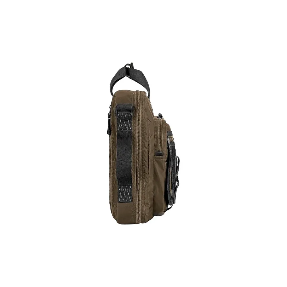 Solo New York Zone Laptop Briefcase/Backpack Hybrid, Khaki Nylon (UBN350-3)