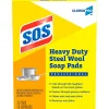 CloroxPro Steel Wool Soap Pads, 15/Box (88320)<S.O.S New