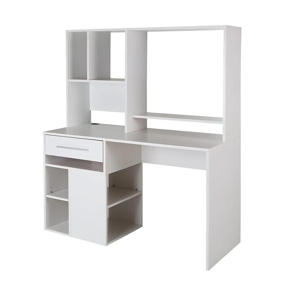 Computer Desks*South Shore Annexe 48"W Home Office Computer Desk, (9053070) Pure White