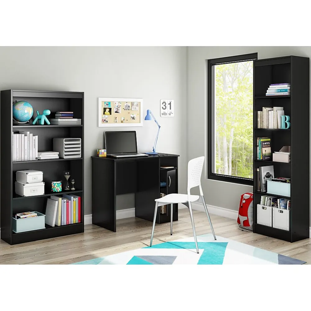 Office Desks*South Shore Axess 34"W Small Desk, (7270075) Pure Black