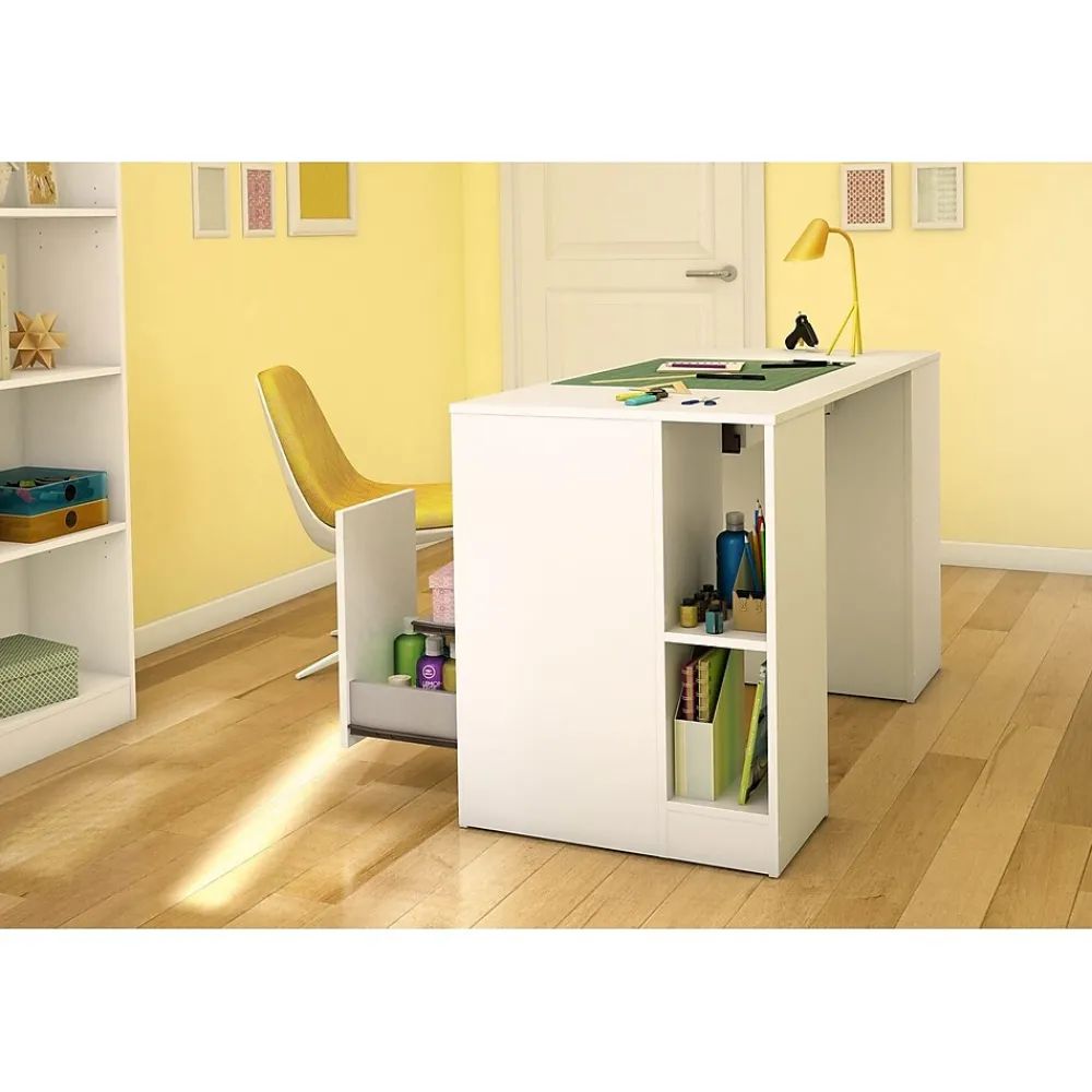 Office Desks*South Shore ™ Crea 30" Craft Table, Pure White (7550727)