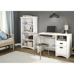 Office Desks*South Shore Gascony 46"W Desk, (7360070) Pure White