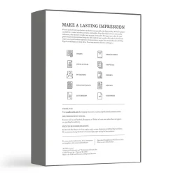 Resume Paper*Southworth Antique Laid ID Paper, 24 lbs., 8.5" x 11", Ivory, 500/Ream (464C)