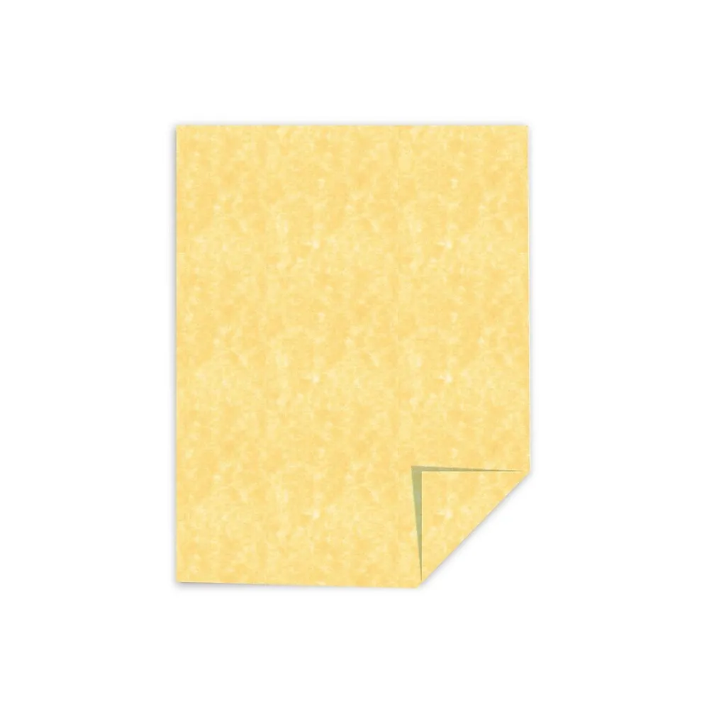 Multipurpose Paper*Southworth Parchment Specialty 8.5" x 11" Multipurpose Paper, 24 lbs., Gold, 100/Box (P994CK)