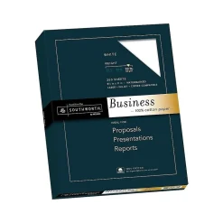 Resume Paper*Southworth 8.5"W x 11"L Business Paper, 32 lbs., Wove Finish, 250/Box (JD18C)