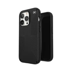 Speck Presidio2 Grip MagSafe Black/White Case for iPhone 14 Pro (150146-D143)