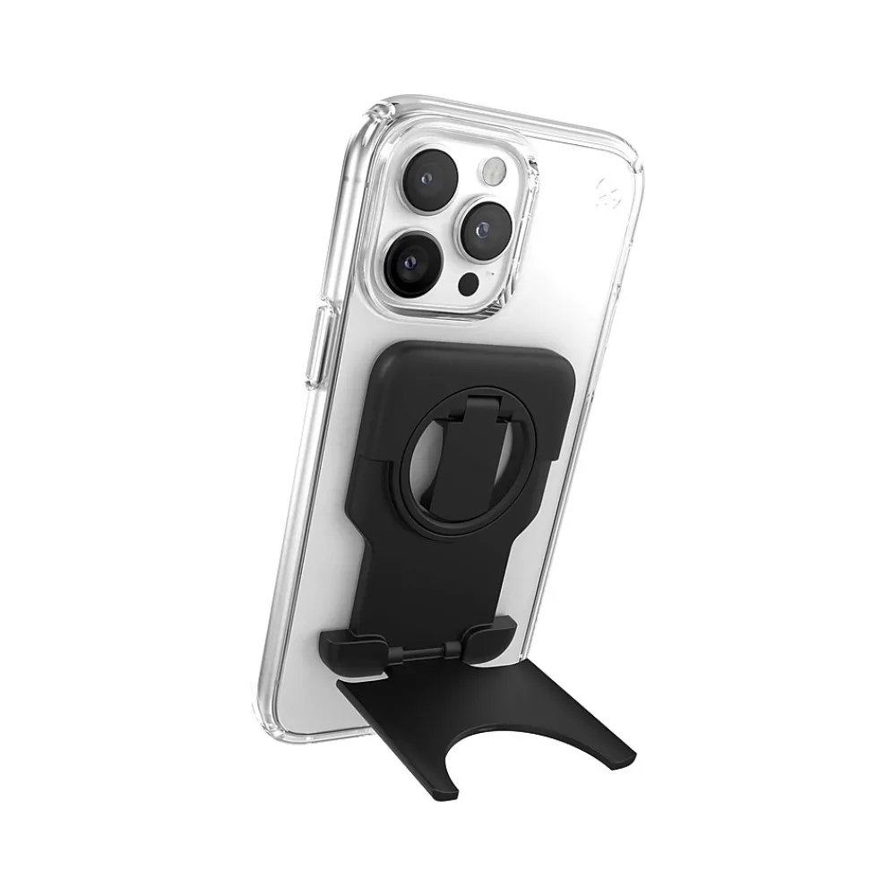 StandyGrip for MagSafe Phone Hand Grip/Viewing Stand with ClockLock, Black (150424-1041)<Speck Hot