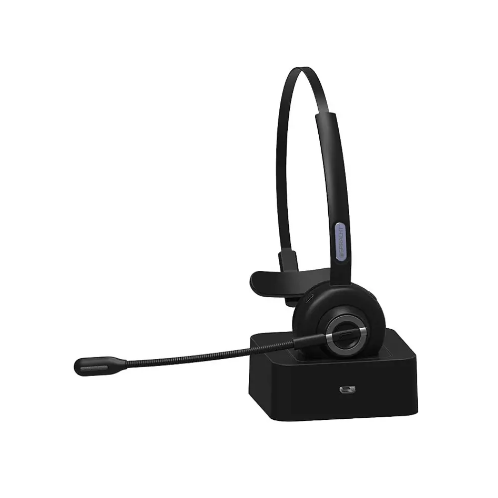 Sale Spracht ZumBT Noise-Canceling Bluetooth On-Ear Mobile Office Headset, Black (ZUMBT)