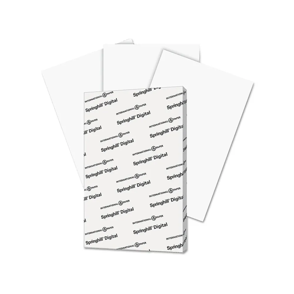 Multipurpose Paper*Springhill Digital Index 10% Recycled 11" x 17" Multipurpose Paper, 110 lbs., 92 Brightness, 250/Pack (SGH015334)