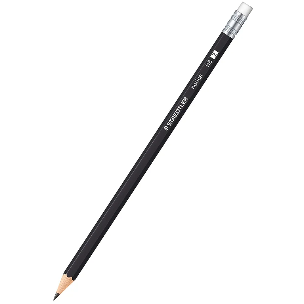 Pencils|Staedtler Norica Pre-Sharpened Wooden Pencil, 2mm, #2 Medium Lead, 3 Dozen (132 49CB36X)