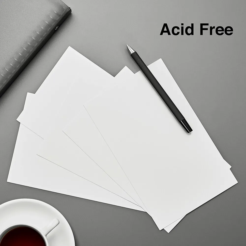 Index Cards*Staples 5" x 8" Index Cards, Blank, White, 500/Pack (TR51005)