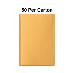 Outlet Staples 13.13" x 17.75" Self-Sealing Bubble Mailer, #6, Kraft, 50/Carton (ST56653)
