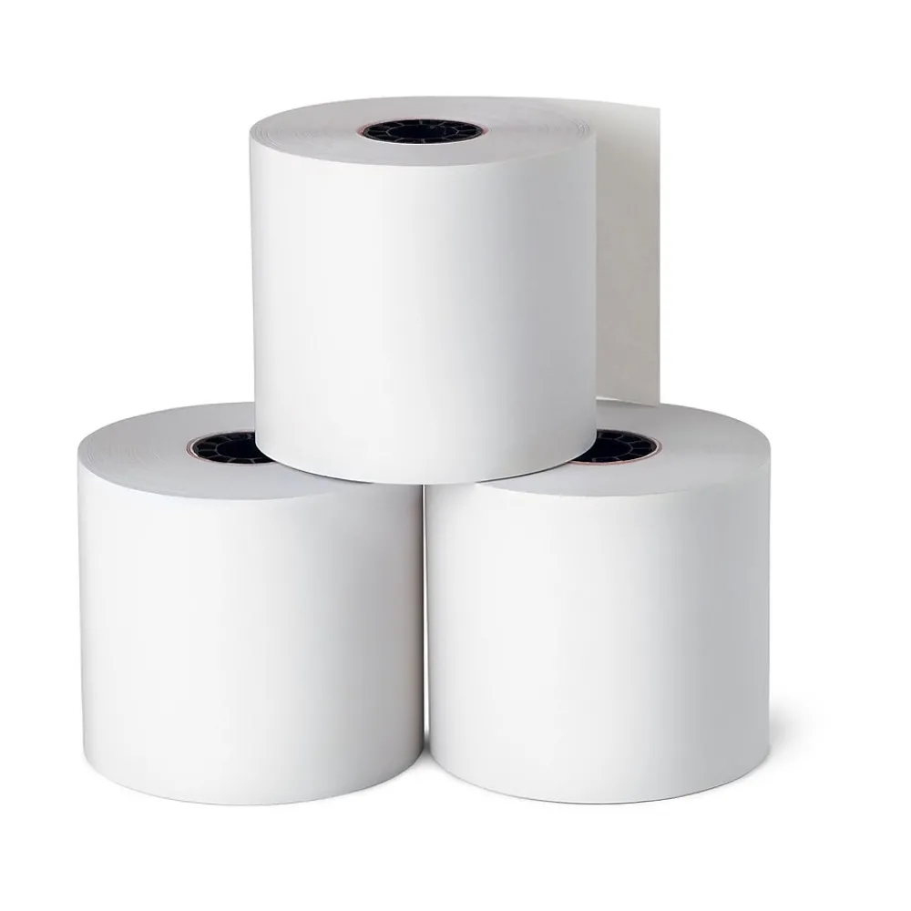 Pos Paper*Staples Bond Paper Roll, 3" x 128', 10/Pack (28387/452171)