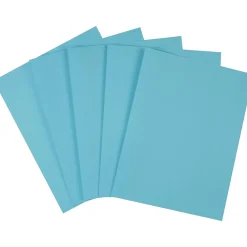 Multipurpose Paper*Staples Brights Multipurpose Paper, 24 lbs., 8.5" x 11", , 500/Ream (20101) Blue