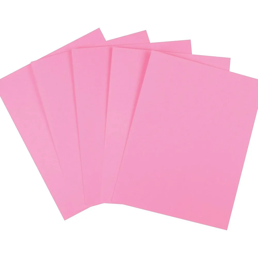 Multipurpose Paper*Staples Brights Multipurpose Paper, 24 lbs., 8.5" x 11", , 500/Ream (20106) Pink