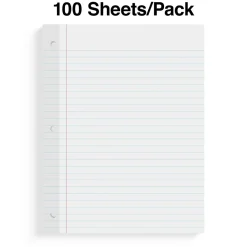 Filler Paper|Staples College Ruled Filler Paper, 8.5