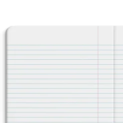 Composition Notebooks|Staples Composition Notebook, 7.5" x 9.75", College Ruled, 80 Sheets, (ST55083) Black