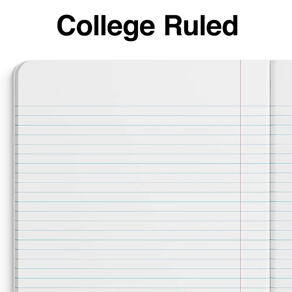Composition Notebooks|Staples ® Composition Notebook, 7.5" x 9.75", College Ruled, 100 Sheets, (ST55066) Green