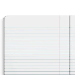 Composition Notebooks|Staples Composition Notebook, 7.5" x 9.75", Wide Ruled, 80 Sheets, (ST55086) Blue