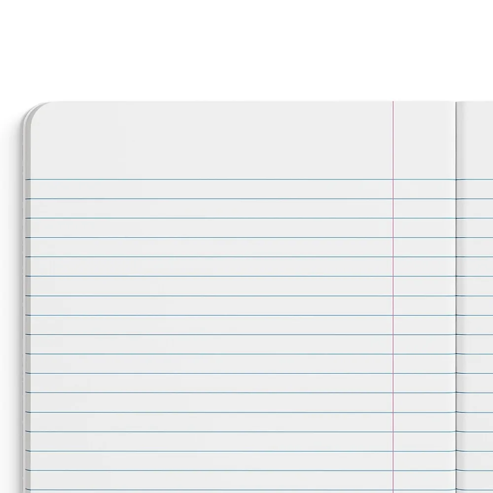 Composition Notebooks|Staples Composition Notebook, 7.5" x 9.75", Wide Ruled, 80 Sheets, (ST55086) Blue
