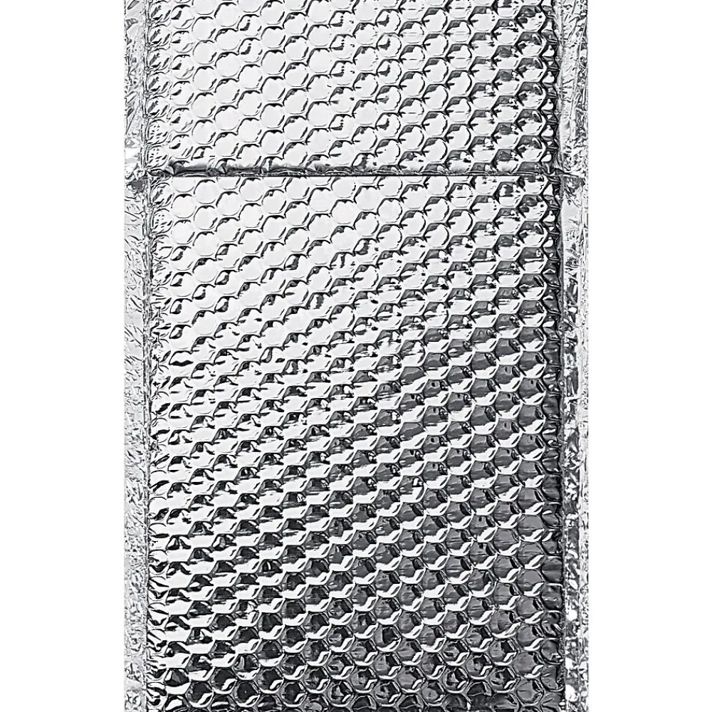 SI Products Staples Cool Shield Bubble Mailer, 6.5" x 10.5", Silver, 100/Carton (INM610)