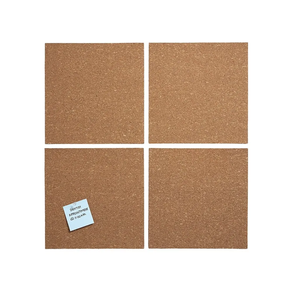 Bulletin*Staples Cork Bulletin Board, 1' x 1' (28717)