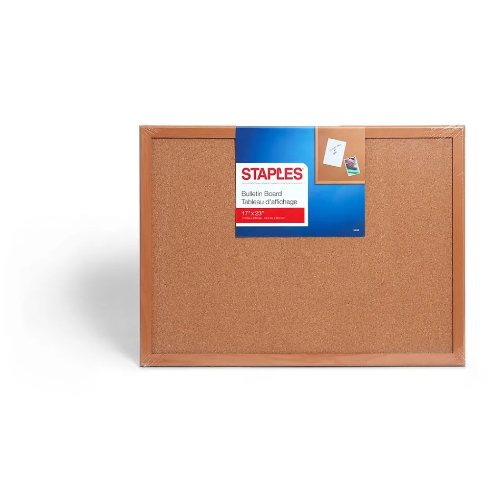 Bulletin*Staples Cork Bulletin Board, 2' x 1.5' (50068)