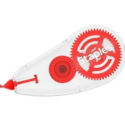Correction & White-Out|Staples ® Correction Tape, White, 2/Pack (ST59821-CC)