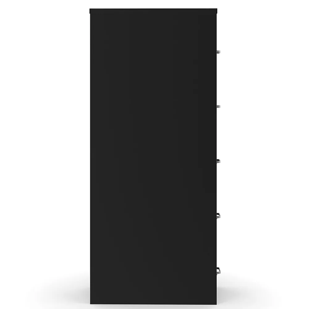 File Cabinets*Staples 5-Drawer Vertical File Cabinet, Letter Size, Lockable, 61.38"H x 15"W x 26.5"D, (59589/25432) Black