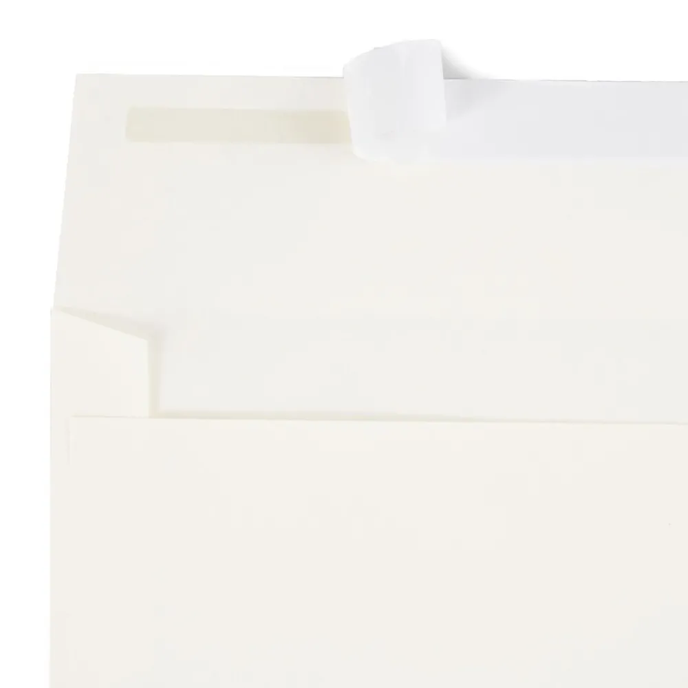 Best Staples EasyClose Invitation Envelopes, 5.75" x 8.75", Ivory, 100/Box (473955/19195)