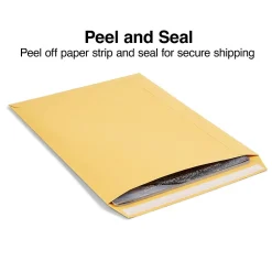 Sale Staples EasyClose Kraft Catalog Envelopes, 10"L x 13"H, Brown, 250/Box (479889/14238)