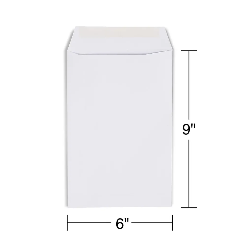 Discount Staples Economy Gummed Catalog Envelopes, 6" x 9", White, 250/Box (50303T)