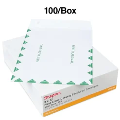 Online Staples First Class EasyClose Catalog Envelopes, 9