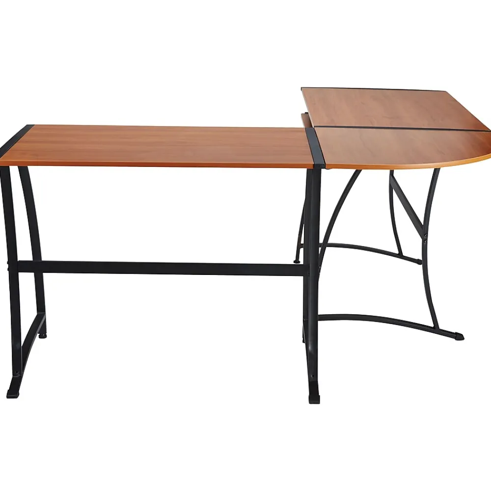 Corner Desks*Staples Gillespie 62" W L-Shaped Computer Desk, Sonoma Cherry (ST28189-CC)
