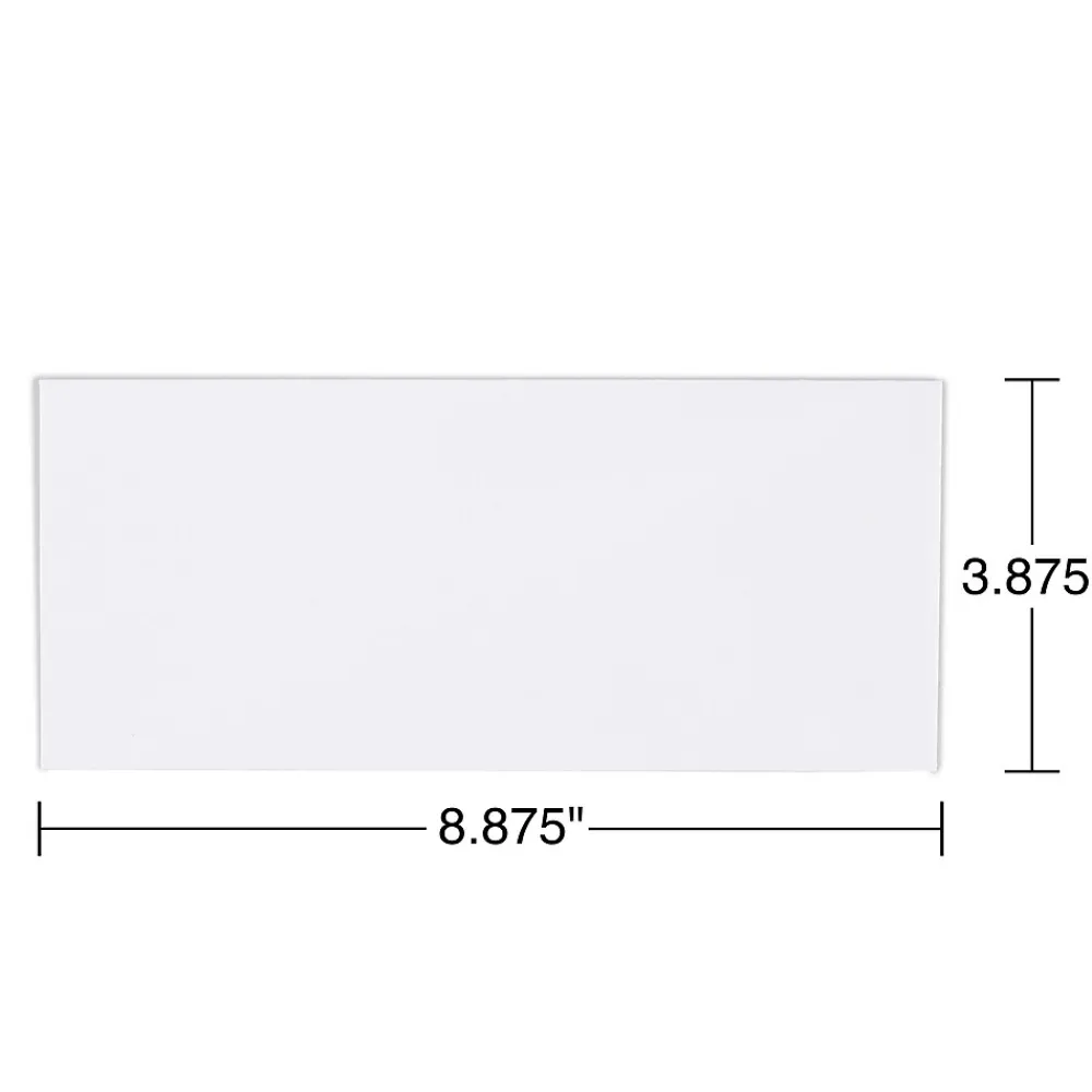 Online Staples Gummed #9 Business Envelopes, 3 7/8" x 8 7/8", White, 500/Box (247650/19255)
