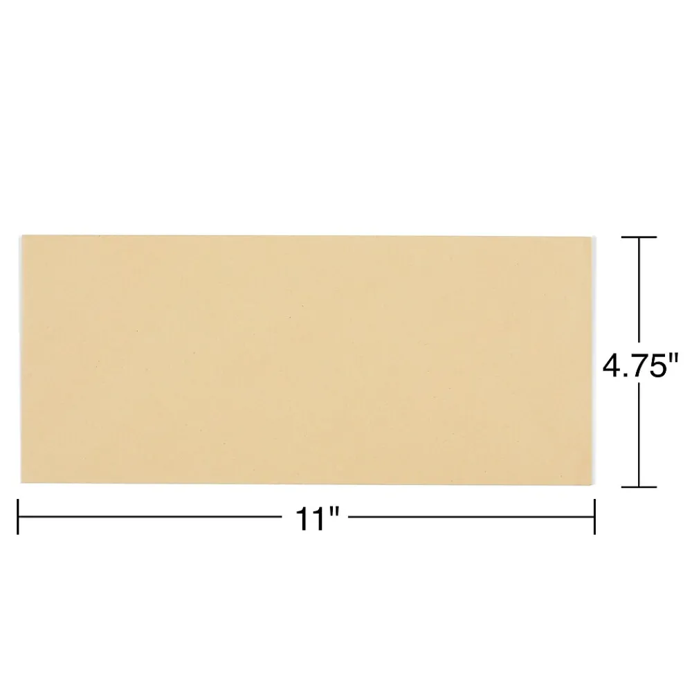 Staples Gummed #12 Business Envelopes, 4 3/4" x 11", Kraft, 500/Box (SPL485461)