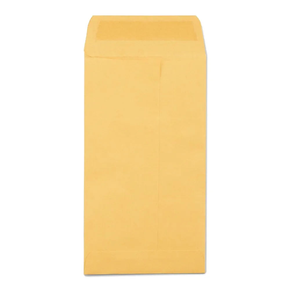 Discount Staples Kraft #6 Coin Envelope, 3 3/8" x 6", Brown, 250/Box (19723/19303)