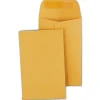 New Staples Kraft #1 Coin Envelopes, 2 1/4" x 3 1/2", Brown, 500/Box (ST19848-CC)