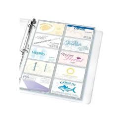 Sheet Protectors|Staples Pages, Clear, 20 Card Capacity, 10/Pack (15934)