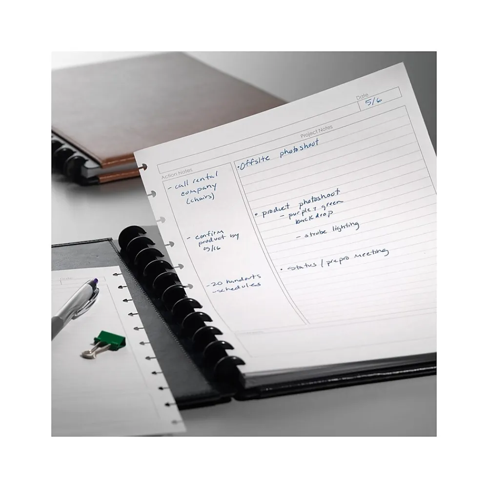 Filler Paper|Staples Premium Arc Notebook System Refill Paper, 8.5" x 11", 50 Sheets, College Ruled, White (20021)