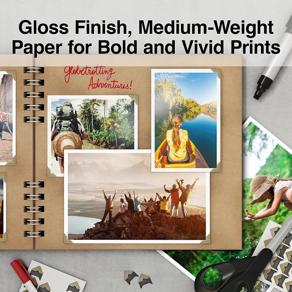 Photo Paper*Staples Premium Glossy Photo Paper, 4"W x 6"L, 60/Pack (19898-CC)