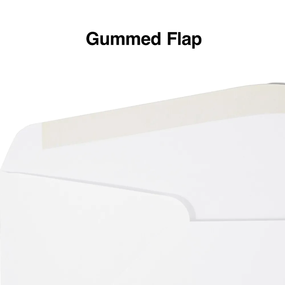 Best Staples Premium Gummed #10 Business Envelopes, 4 1/8" x 9 1/2", White, 500/Box (19264VP)