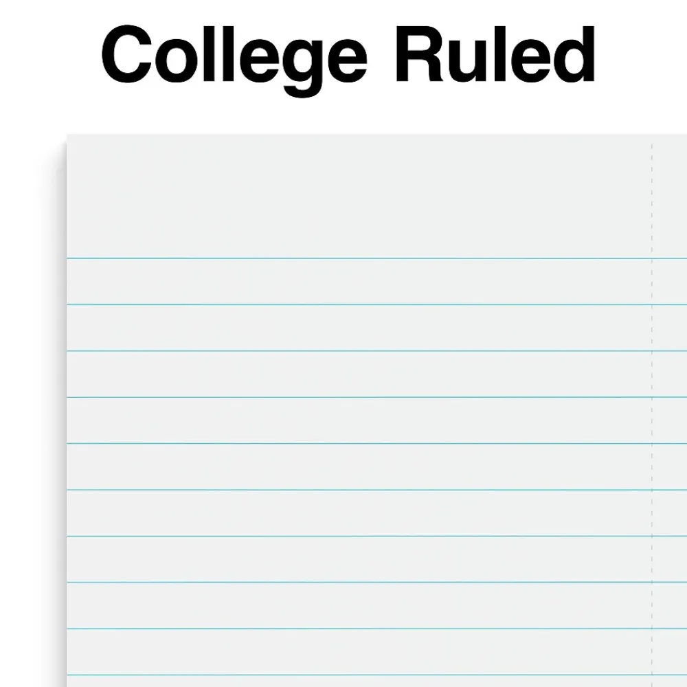 Subject Notebooks|Staples Premium 1-Subject Notebook, 3.5" x 5.5", College Ruled, 200 Sheets, (TR58288) Black